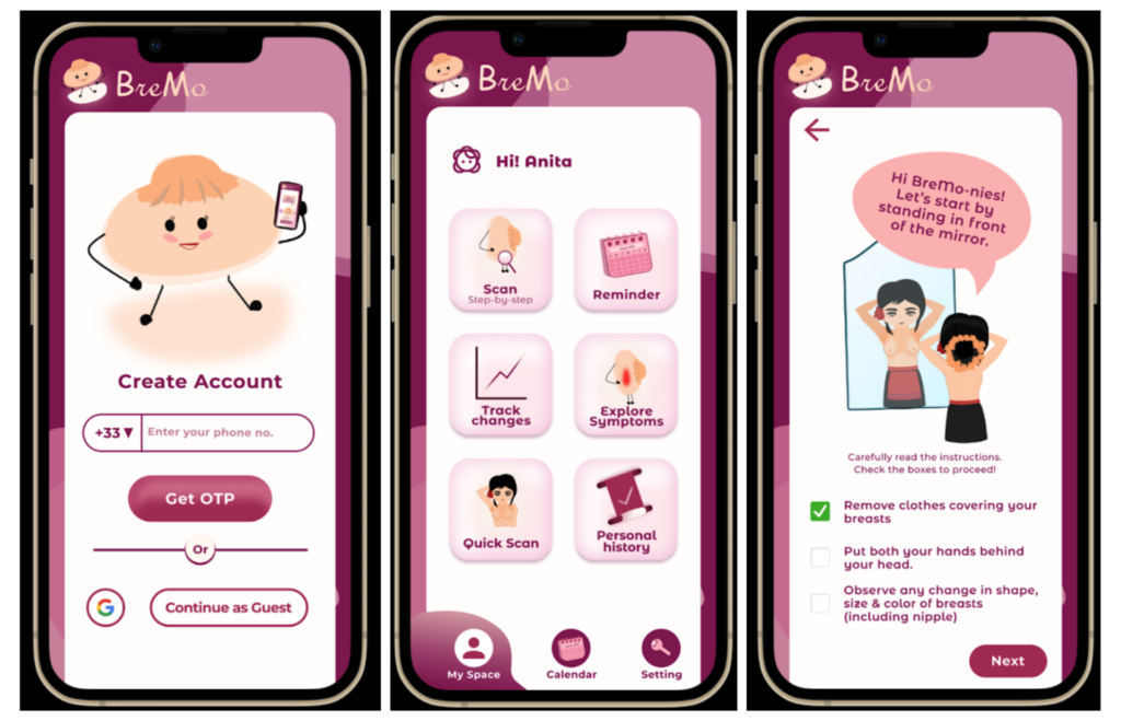 BreMo (Breast Health in Nepal Monitoring & Awareness) - open source health application 