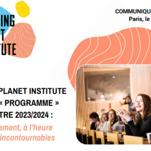 Communiqué - Le Learning Planet Institute dévoile son programme du 1er trimestre 2023/2024