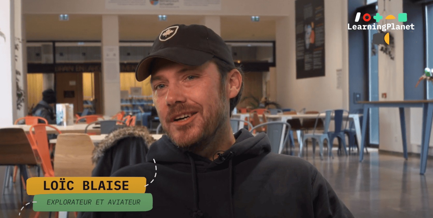 Loïc Blaise lors du Festival de l'Apprendre 2023