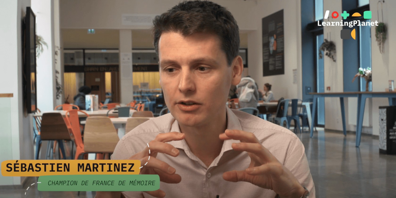 Sébastien Martinez : Champion de France de mémoire - LearningPlanet Festival