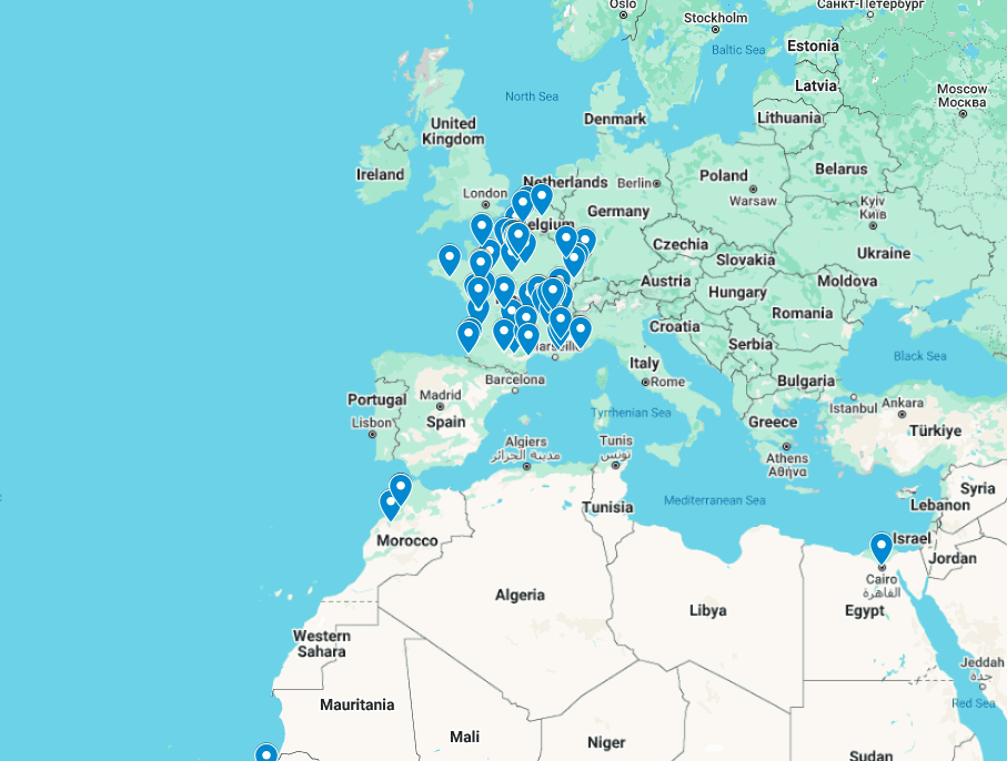 Bâtisseurs de Possibles - carte des projets