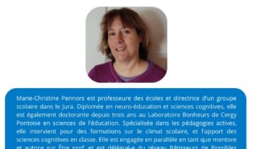 1er octobre (18h-19h) : "Cultiver le bien-être et la réussite à l’école : éclairages et pratiques pour un climat positif"