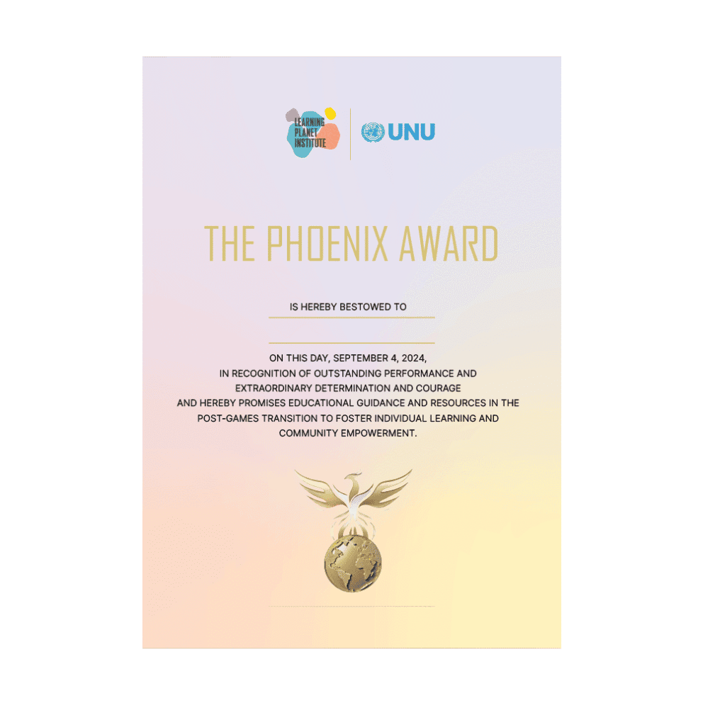 Jeux Paralympiques de Paris 2024 / Paralympics - Phoenix Award by the Learning Planet Institute and the United Nations University (UNU)