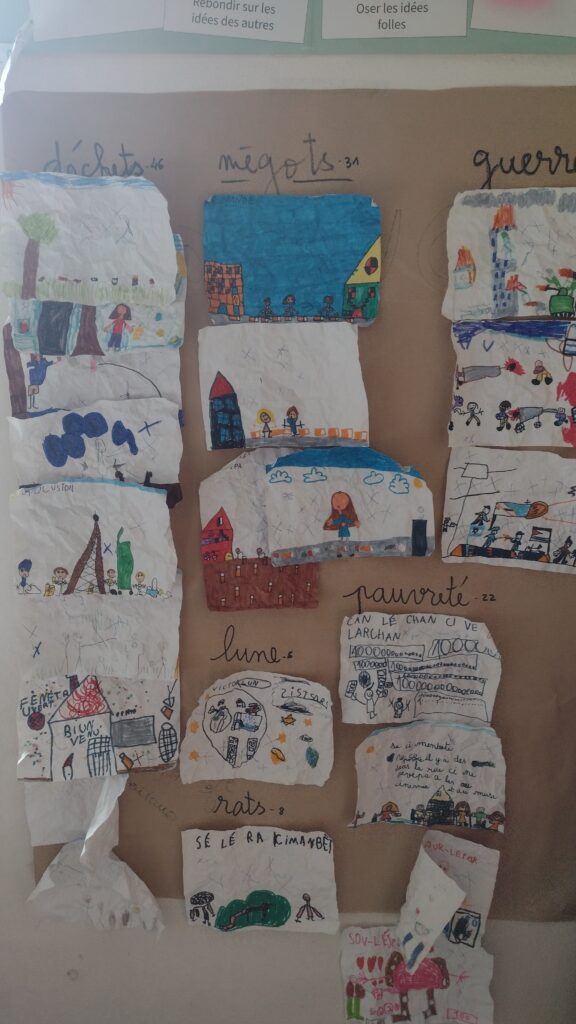 Bâtisseurs de Possibles - la classe de CP de Ramona Coupel Dulgheru identifie des problématiques