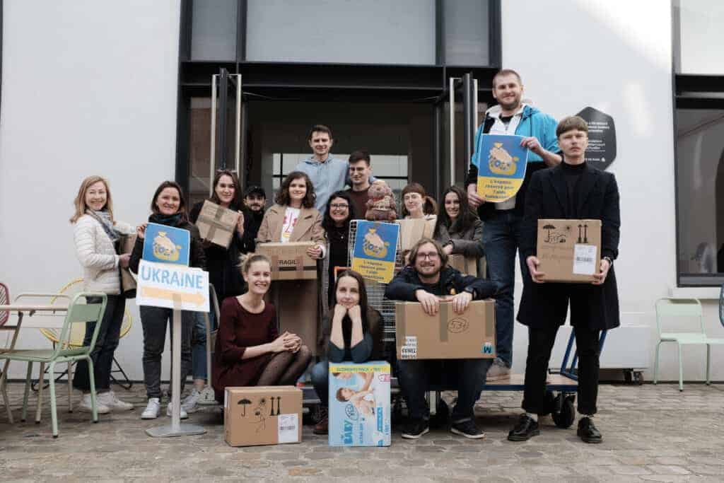 Paris Help Ukraine, a humanitarian project launched at the Learning Planet Institute