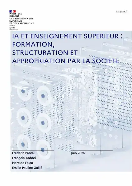 Report AI and higher education: training, structuring and appropriation by society