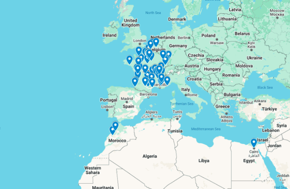 Bâtisseurs de Possibles - carte des projets